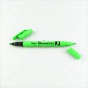 PENTEL ปากกาเน้นข้อความ 2 หัว SLW11 <1/10> เขียว